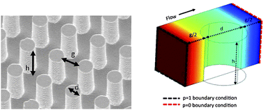 Graphical abstract: A unified scaling model for flow through a lattice of microfabricated posts