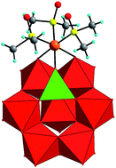 Graphical abstract: A novel heptatungstovanadate fragment stabilized by organo-ruthenium group: [HVW7O28Ru(dmso)3]6âˆ’