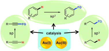 Graphical abstract: Gold-mediated C–H bond functionalisation