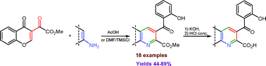 Graphical abstract: 3-Methoxalylchromone—a novel versatile reagent for the regioselective purine isostere synthesis