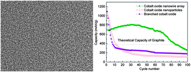 Graphical abstract: Topochemical synthesis of cobalt oxide nanowire arrays for high performance binderless lithium ion batteries