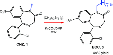 Graphical abstract: Surface active benzodiazepine-bromo-alkyl conjugate for potential GABAA-receptor purification