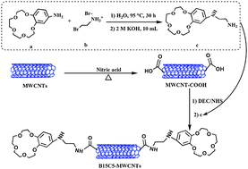 Graphical abstract: Nanostructured multi-walled carbon nanotubes derivate based on carbon paste electrode for potentiometric detection of Ag+ ions