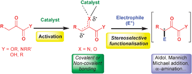 Graphical abstract: Asymmetric transformations involving 1,2-dicarbonyl compounds as pronucleophiles
