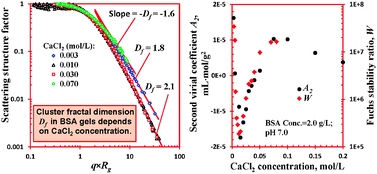 Graphical abstract: Stability and gelation behavior of bovine serum albumin pre-aggregates in the presence of calcium chloride
