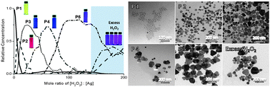 Graphical abstract: Chemometric analysis of spectroscopic data on shape evolution of silver nanoparticles induced by hydrogen peroxide