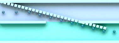 Graphical abstract: Continuous flow multi-stage microfluidic reactors via hydrodynamic microparticle railing