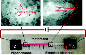 Graphical abstract: Electrokinetics with “paper-and-pencil” devices