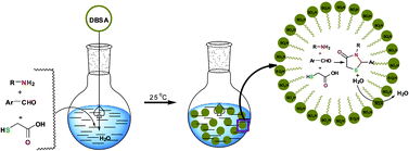 Graphical abstract: DBSA catalyzed, one-pot three-component “on water” green protocol for the synthesis of 2,3-disubstituted 4-thiazolidinones