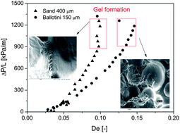 Graphical abstract: Nanogel formation of polymer solutions flowing through porous media