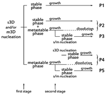 Graphical abstract: Role of epitaxy-mediated transformation in Ostwald's step rule: a theoretical study