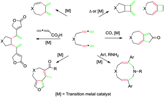 Graphical abstract: Cyclization reactions of bis(allenes) for the synthesis of polycarbo(hetero)cycles