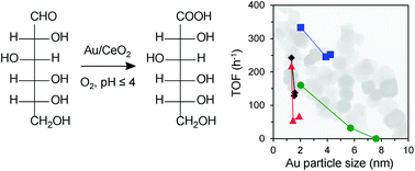 Graphical abstract: Insights into the stability of gold nanoparticles supported on metal oxides for the base-free oxidation of glucose to gluconic acid