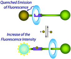 Graphical abstract: Competitive binding for triggering a fluorescence response in a hydrazodicarboxamide-based [2]rotaxane