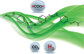 Graphical abstract: Dual functionality of formamidine polymers, as ligands and as bases, in ruthenium-catalysed hydrogen evolution from formic acid