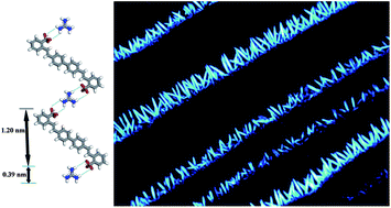 Graphical abstract: Organic microbelt array based on hydrogen-bond architecture showing polarized fluorescence and two-photon emission
