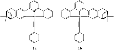 Graphical abstract: Vapor-induced chiroptical switching in chiral cyclometalated platinum(ii) complexes with pinene functionalized C^N^N ligands