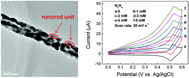 Graphical abstract: Nanorod-constructed porous Co3O4 nanowires: highly sensitive sensors for the detection of hydrazine