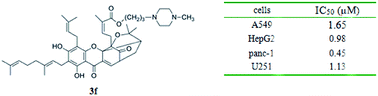 Graphical abstract: Synthesis and biological evaluation of novel derivatives of gambogenic acid as anticancer agents