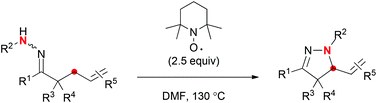 Graphical abstract: TEMPO-mediated allylic C–H amination with hydrazones