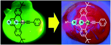 Graphical abstract: Synthesis and luminescence modulation of pyrazine-based gold(iii) pincer complexes