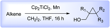 Graphical abstract: Titanium carbenoid-mediated cyclopropanation of allylic alcohols: selectivity and mechanism