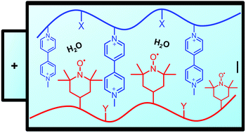Graphical abstract: Synthesis and characterization of TEMPO- and viologen-polymers for water-based redox-flow batteries