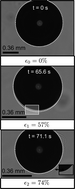 Graphical abstract: Interfacial dilatational deformation accelerates particle formation in monoclonal antibody solutions