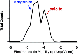 Graphical abstract: Assessing the feasibility of electrophoretic separation of CaCO3 polymorphs for archaeological applications