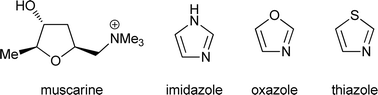 Graphical abstract: Muscarine, imidazole, oxazole and thiazole alkaloids