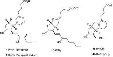 Graphical abstract: A practical synthesis of chiral tricyclic cyclopenta[b]benzofuran, a key intermediate of Beraprost