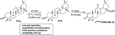 Graphical abstract: Protonated montmorillonite-mediated highly specific isomerization of oleanolic acid esters: application to the synthesis of Δ13(18)-CDDO-Me