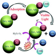 Graphical abstract: Heterodimerization at the dye sensitized TiO2 surface: an efficient strategy toward quick removal of water contaminants