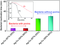 Graphical abstract: Evidence for differentiated ionic and surface contact effects driving bacterial inactivation by way of genetically modified bacteria