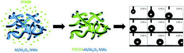 Graphical abstract: Extreme tuning of wetting on 1D nanostructures: from a superhydrophilic to a perfect hydrophobic surface