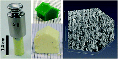 Graphical abstract: A robust monolithic metal–organic framework with hierarchical porosity