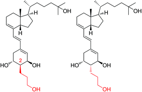 Graphical abstract: Effects of 2-substitution on 14-epi-19-nortachysterol-mediated biological events: based on synthesis and X-ray co-crystallographic analysis with the human vitamin D receptor