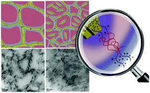 Graphical abstract: Tailored microstructure and mechanical properties of nanocomposite films made from polyacrylic/LDH hybrid latexes synthesized by RAFT-mediated emulsion polymerization