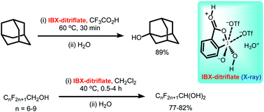 Graphical abstract: 2-Iodoxybenzoic acid ditriflate: the most powerful hypervalent iodine(v) oxidant