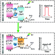 Graphical abstract: Construction of a Z-scheme g-C3N4/Ag/AgI heterojunction for highly selective photoelectrochemical detection of hydrogen sulfide
