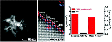 Graphical abstract: Intermetallic Pd3Pb ultrathin nanoplate-constructed flowers with low-coordinated edge sites boost oxygen reduction performance