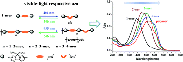 Graphical abstract: Synthesis of monodisperse aromatic azo oligomers toward gaining new insight into the isomerization of π-conjugated azo systems
