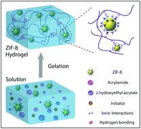 Graphical abstract: Metal–organic frameworks: a universal strategy towards super-elastic hydrogels