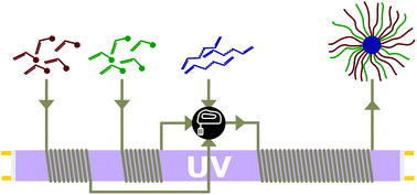 Graphical abstract: Continuous flow synthesis of core cross-linked star polymers via photo-induced copper mediated polymerization