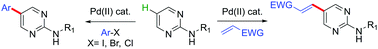 Graphical abstract: Palladium-catalyzed remote C–H functionalization of 2-aminopyrimidines
