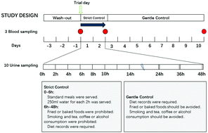 Graphical abstract: Protective effect of a dietary flavonoid-rich antioxidant from bamboo leaves against internal exposure to acrylamide and glycidamide in humans