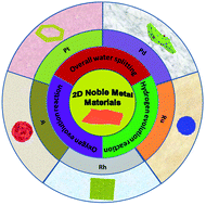 Graphical abstract: Recent progress in water-splitting electrocatalysis mediated by 2D noble metal materials