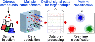 Graphical abstract: A machine learning-based electronic nose system using numerous low-cost gas sensors for real-time alcoholic beverage classification