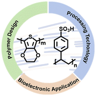 Graphical abstract: PEDOT-based stretchable optoelectronic materials and devices for bioelectronic interfaces