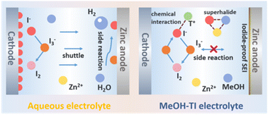 Graphical abstract: Superhalide structure and iodide-proof interphase via electrolyte regulation enable ultrastable zinc-iodine batteries